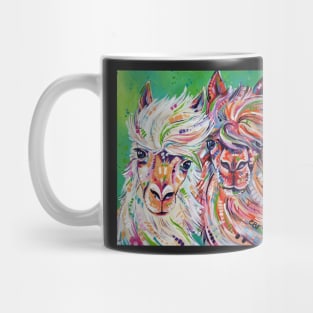 "Hello" - Alpaca/Llama painting Mug